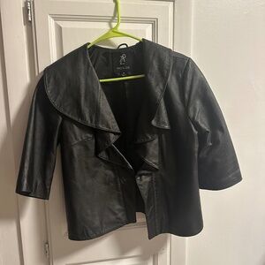 Rachel Zoe leather jacket size XS